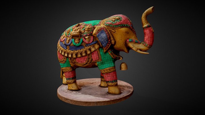 INDIAN ELEPHANT 3D Model