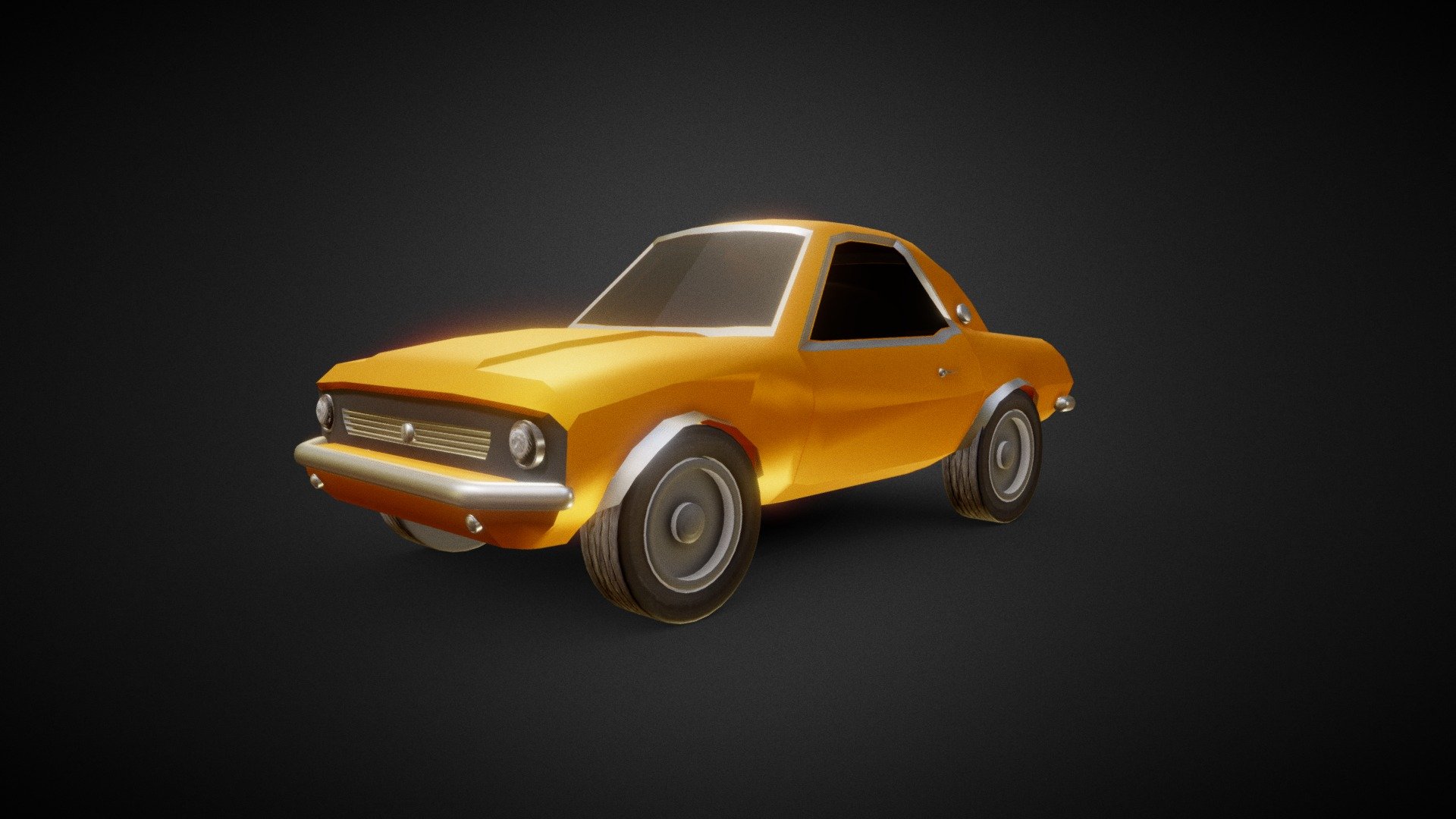 Retro Car 90s — Sketchfab embed 3D viewer