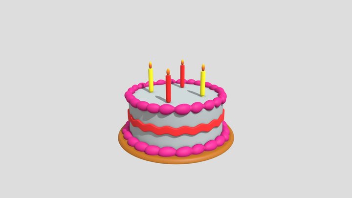 Week - 8 - Birthday 3D Model