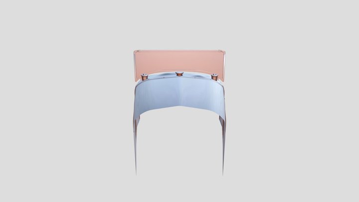 capot-pare brise chenard et walker 3D Model