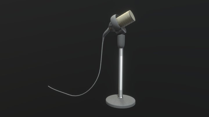 Condenser Microphone 3D Model
