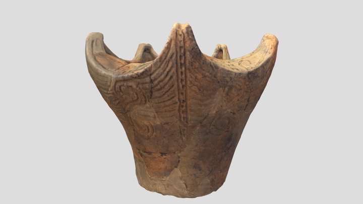 戸入村平遺跡縄文土器（深鉢） 3D Model