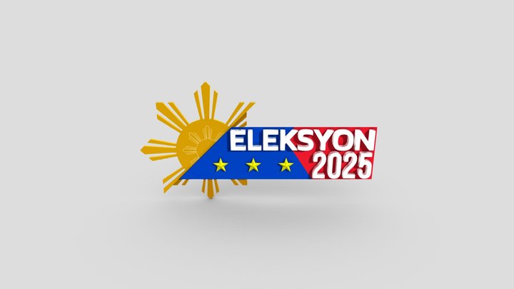GMA Eleksyon 2025 Logo Remake 3D Model