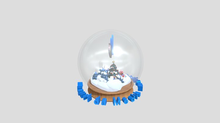 Christmass - Glass Ball 3D Model