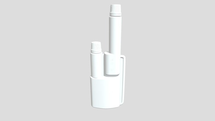 125ml HDPE 3D Model