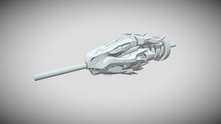 Dragon Head metal lure 3D Model