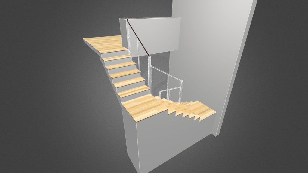 Cable Railing - 3D model by Sdbs [4d36c6c] - Sketchfab