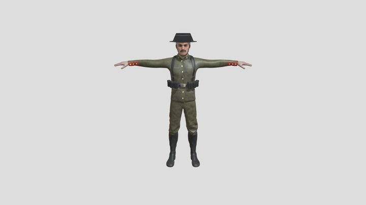 Guardia Civil 3D Model