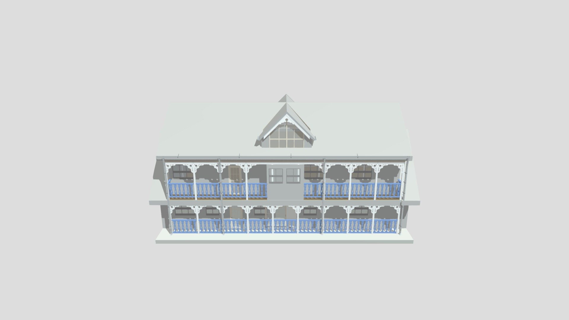 Anglo caribbean vernacular wood building