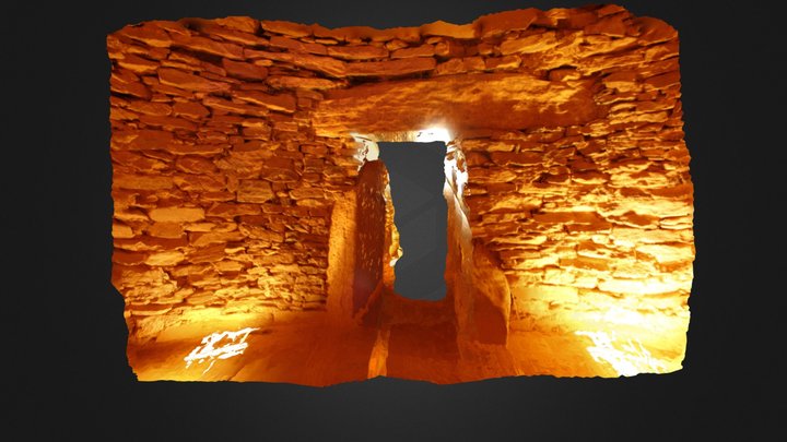 Entrada Cámara Dolmen de  Antequera 3D Model