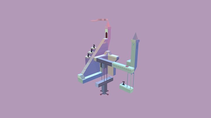 Monument Valley 3D Model