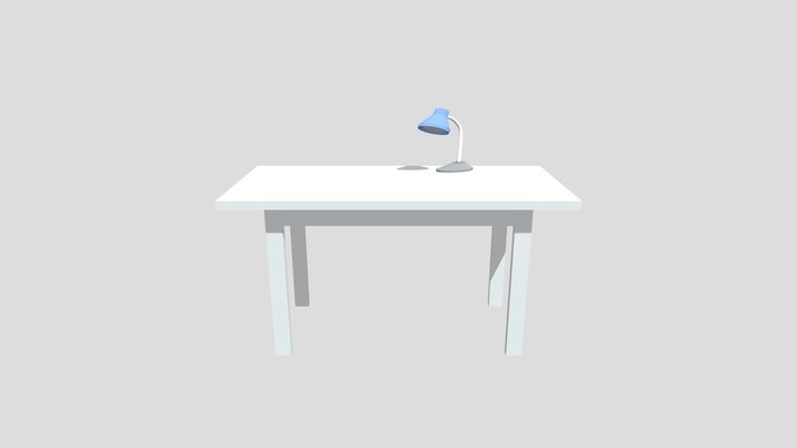 Simple Tabke 3D Model