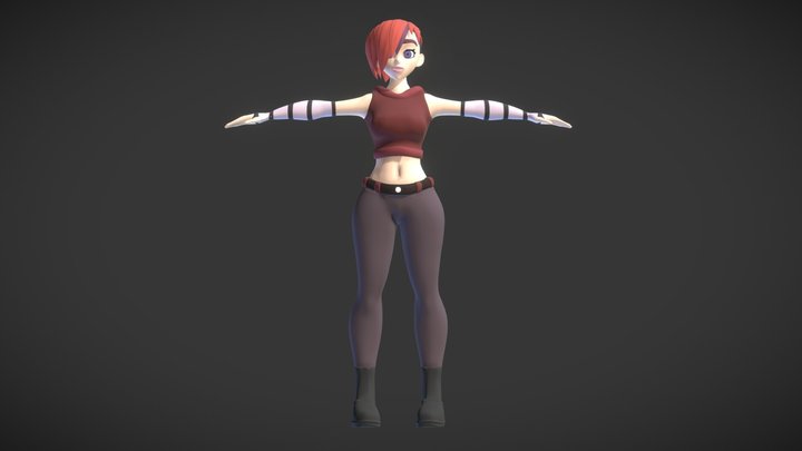 Eri full body 3D Model