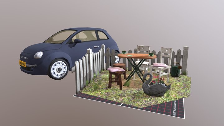 DAE 5 Finished props - Grandma's House 3D Model