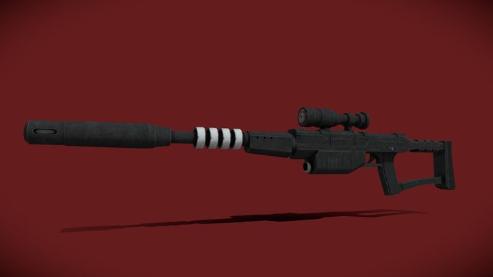 Star Wars - 773 Firepuncher rifle 3D Model