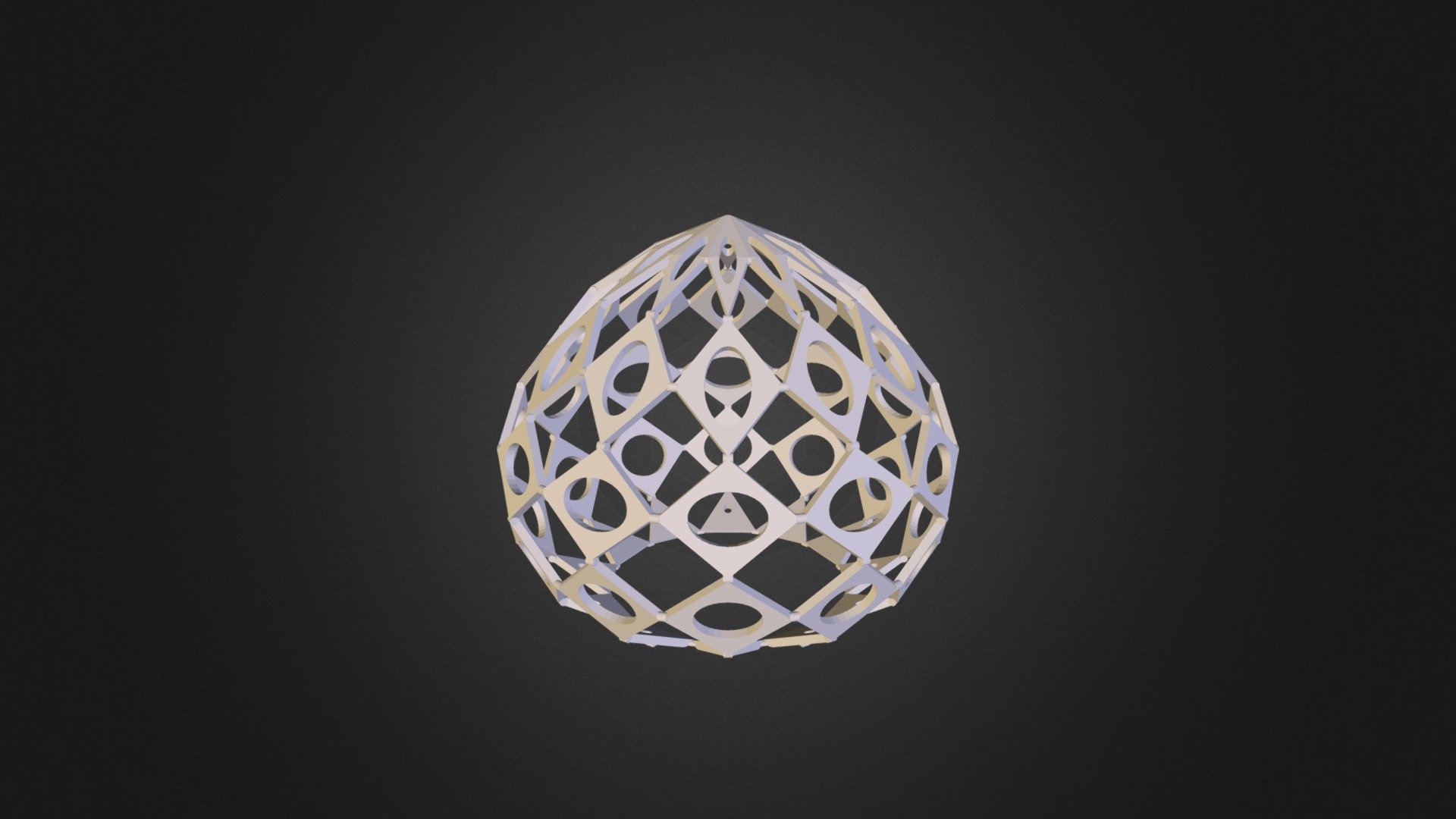 Zome 02 - 3D model by 3dindustries [4d3cbdd] - Sketchfab