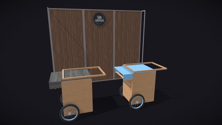 Stand Tinto Cosmico 2023 3D Model