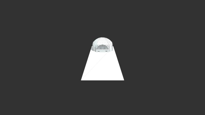 Large Domed Venue 3D Model