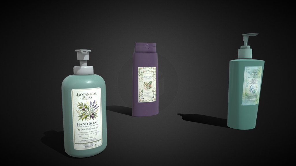 Shampoo, shower gel and hand soap