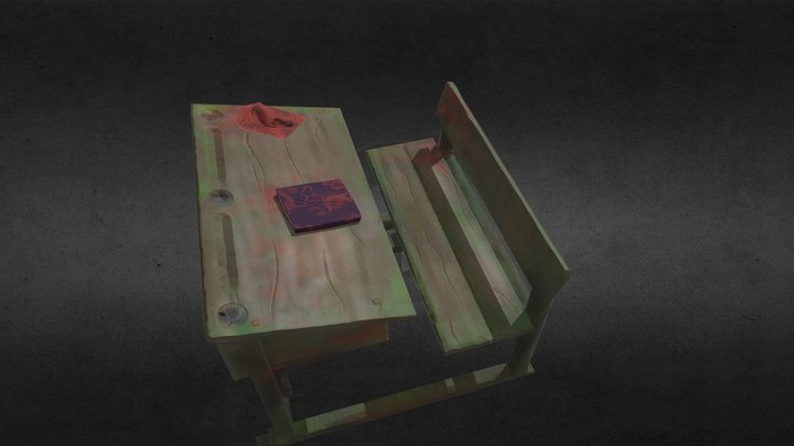 desk_walking_dead 3D Model