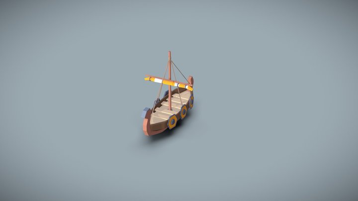 Viking Longship – Free 3D Model STL