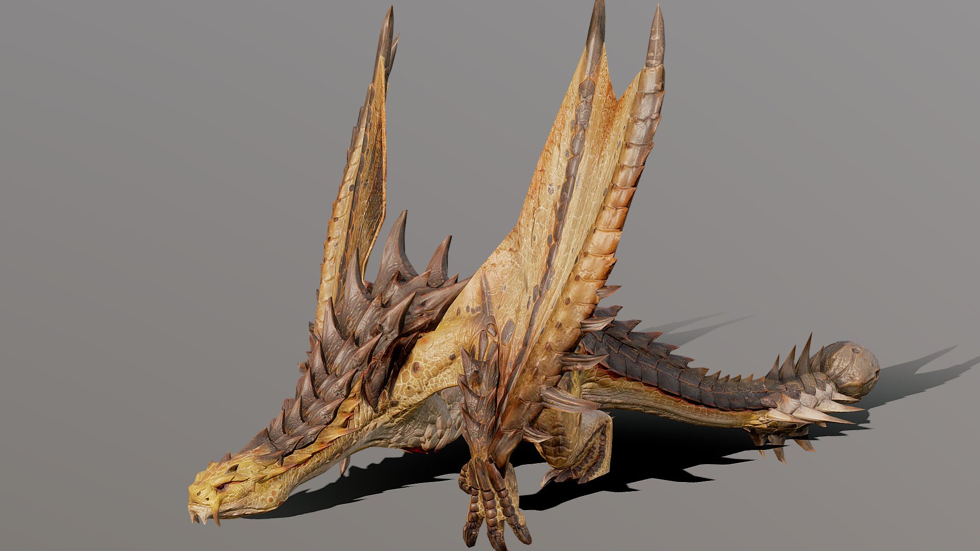 Dragon Run Animated - Buy Royalty Free 3D model by Fujitora ...