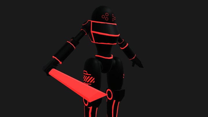 Capture and Contain Division - Melee Enemy 3D Model