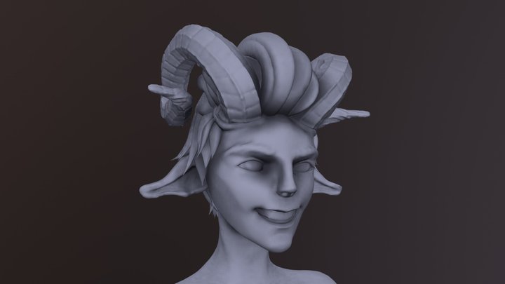 2018 SculptJanuary Day 12 - Pan 3D Model