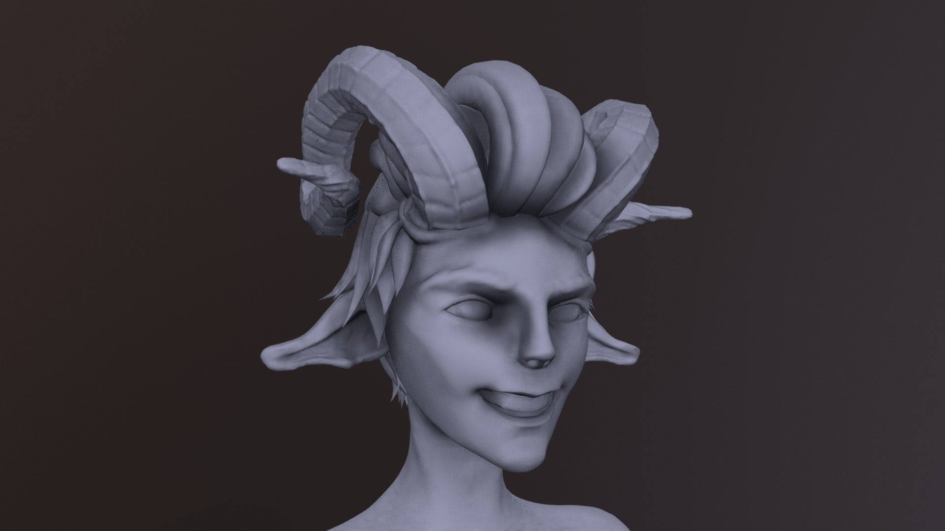 2018 SculptJanuary Day 12 - Pan