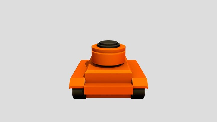 Stylized Tank - Traditional 3D Model