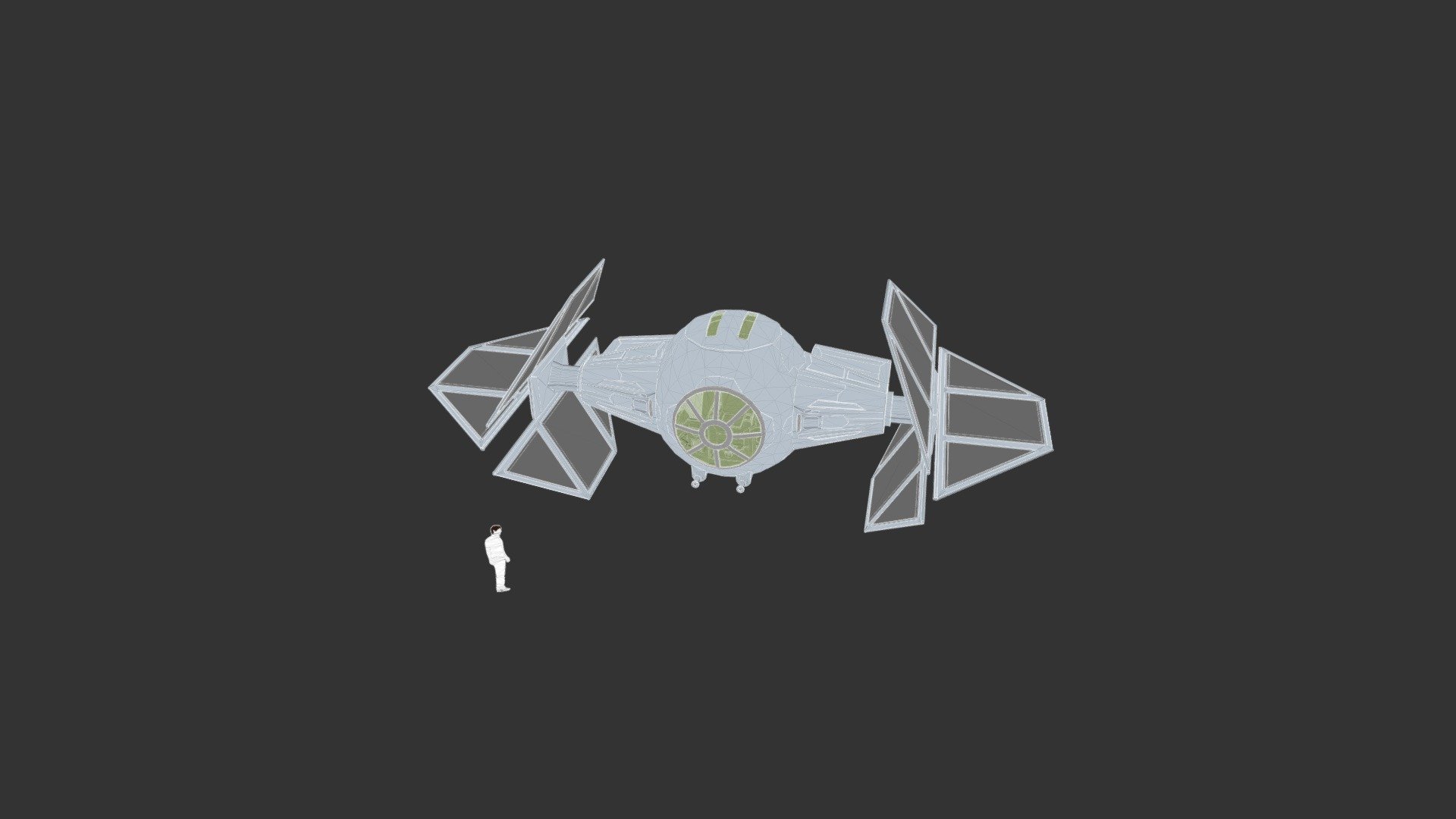 TIE variant - 3D model by JonesTheFilm [4d44610] - Sketchfab