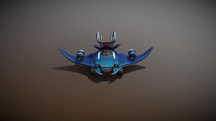 DAE MantaRayKart 3D Model