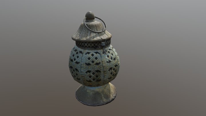 Lampka retopo 3D Model