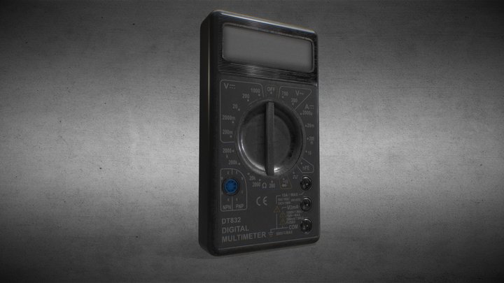 Digital multimeter 3D Model