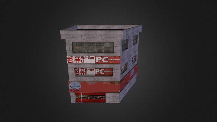 Internet Cafe 3D Model