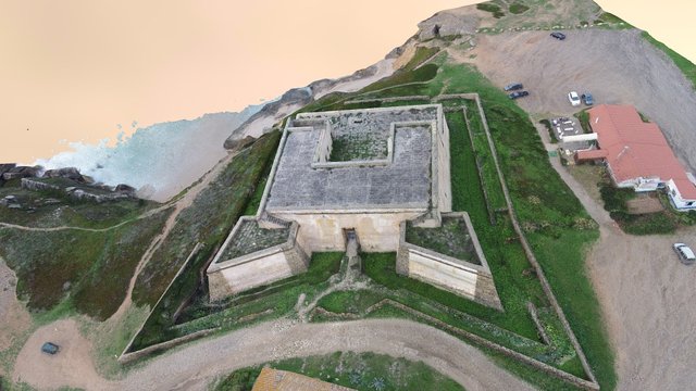 Forte da Ilha do Pessegueiro 3D Model