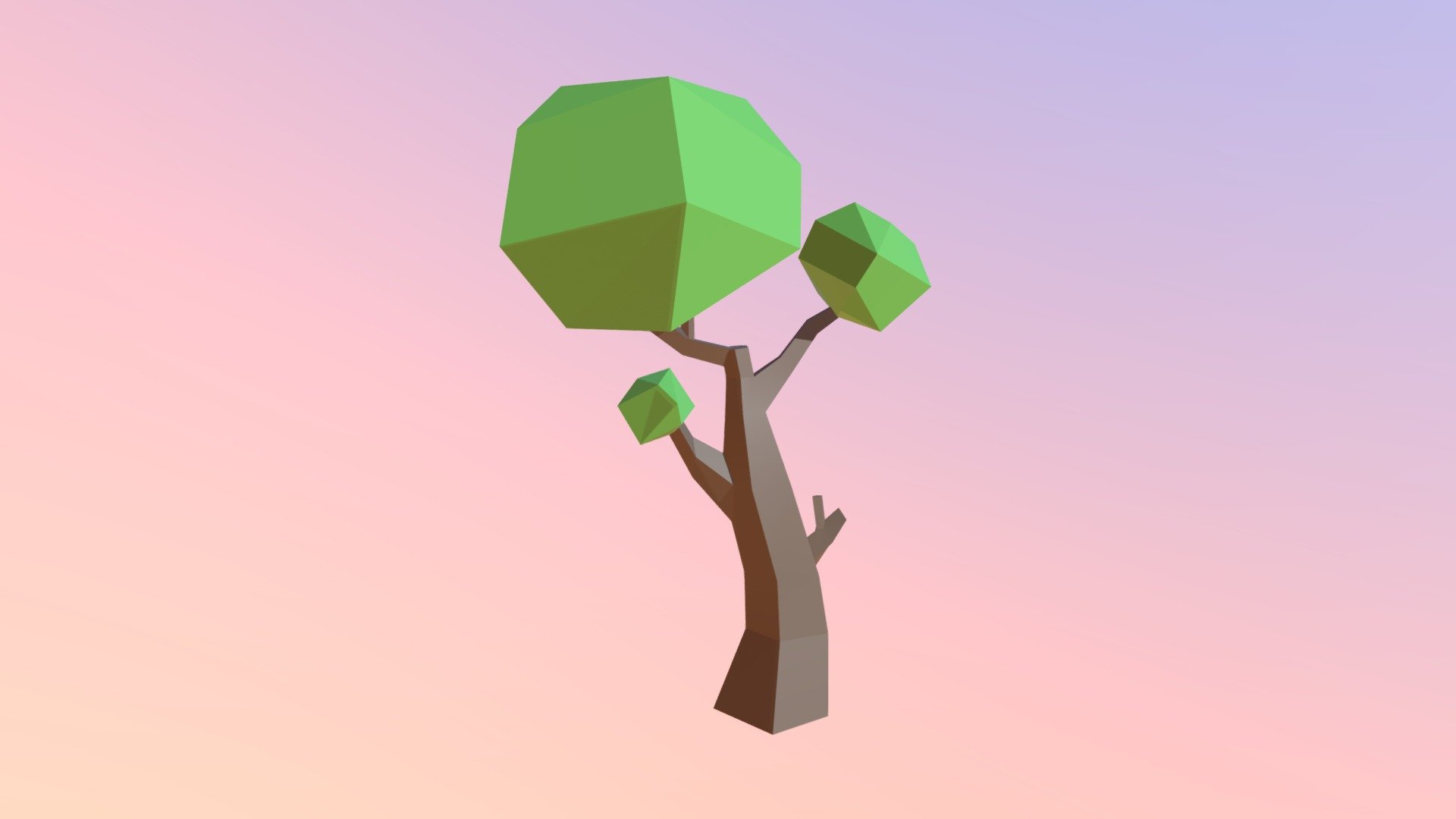 Low Poly Tree Summer