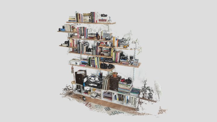Bookshelves 3D Model