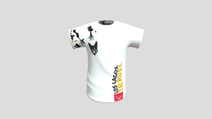 Tshirt Fbx sin lateral 3D Model