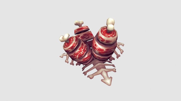 Psychonauts Meatplant Fanart 3D Model