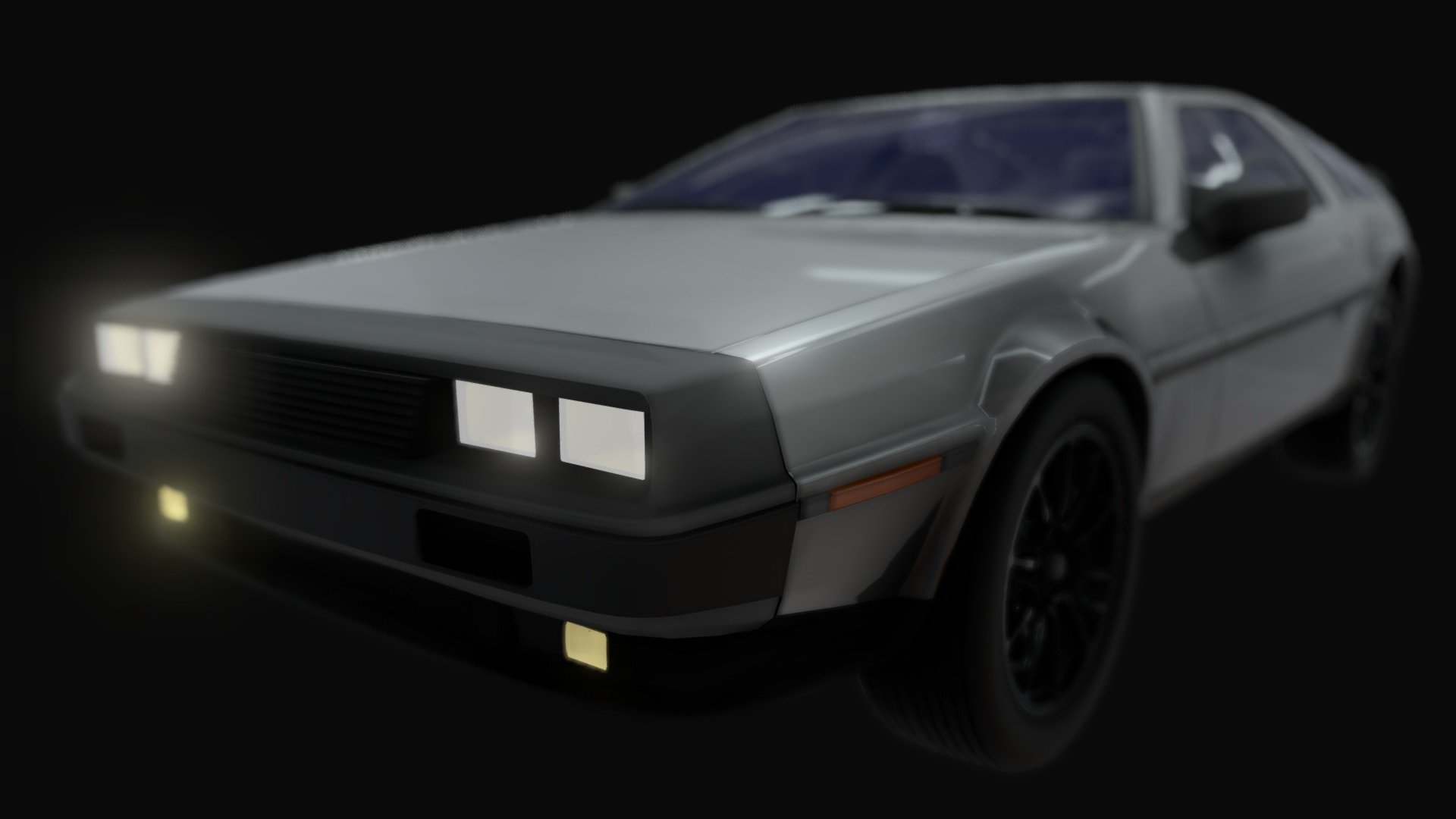 DMC DeLorean Download Free 3D model by tiunov.se [4d4af57] Sketchfab