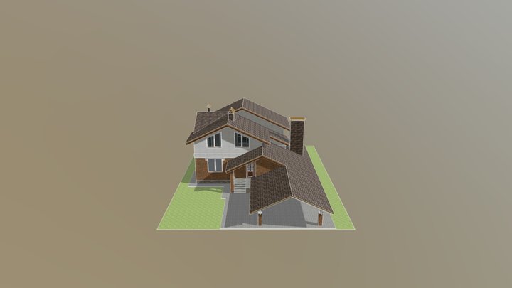 дом 1 3D Model
