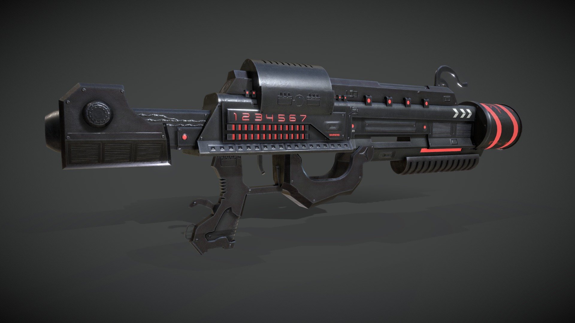 Sci-f Rifle - Buy Royalty Free 3D model by SnowyTrain [4d4b8fc ...
