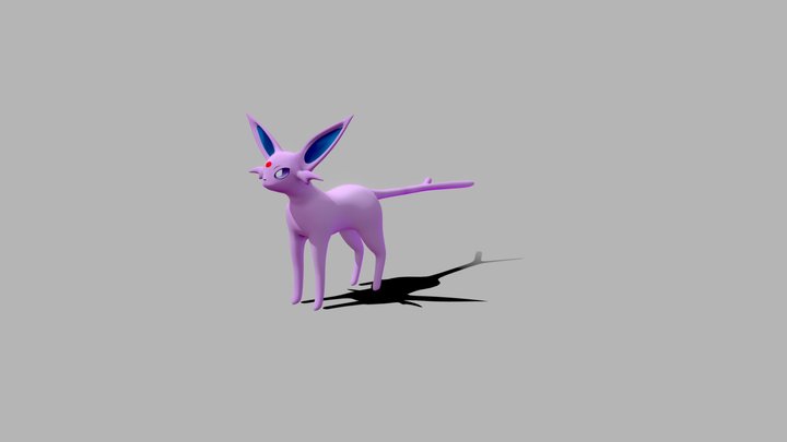 Espeon - Pokemon 3D Model