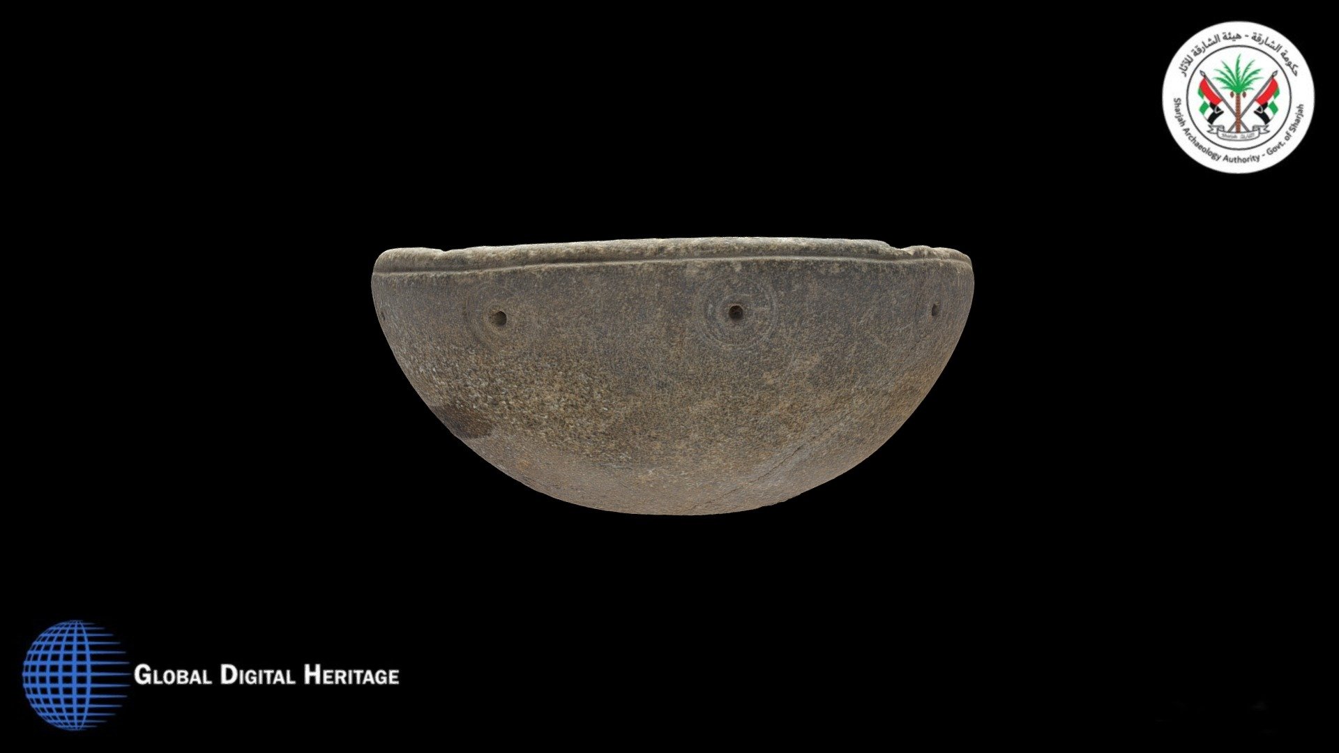 Softstone bowl, Tell Abraq, Sharjah, UAE