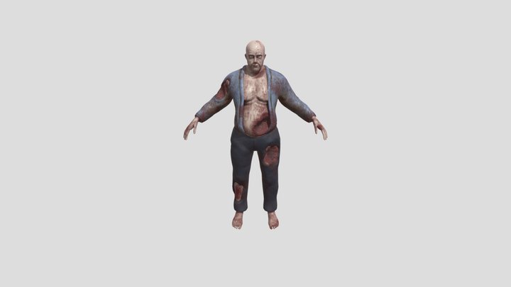 Large Zombie 3D Model