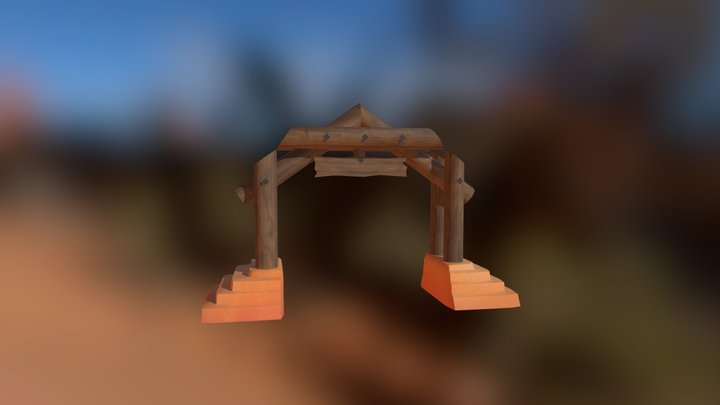 Tracks - Entrance Sign 2 (Unreleased) 3D Model