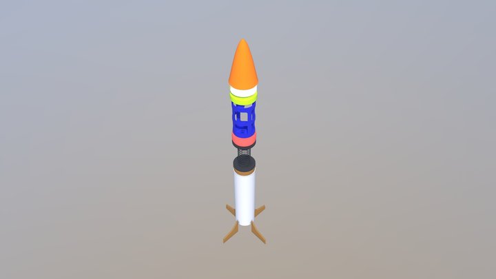 NAV-ROCKET (CANSAT 2021) 3D Model
