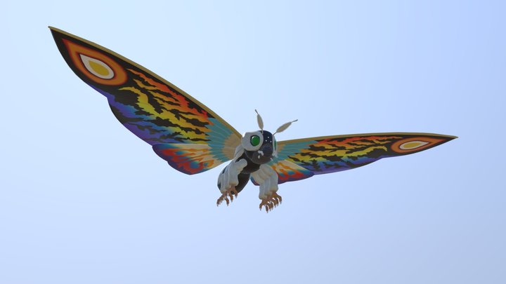 Rainbow Mothra – Free 3D Model STL