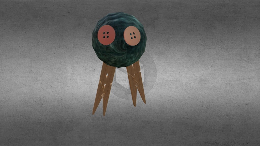 Working Button Spider - 3D model by clintsawin [4d51373] - Sketchfab